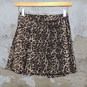 Lip Service Genuine Punk Leopard mini skirt. Size XS